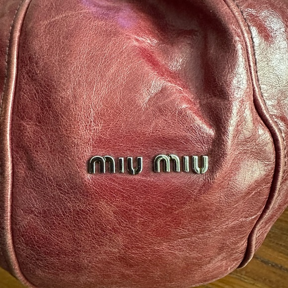 Miu Miu Pink Leather Large Tote Bag - Picture 5 of 8